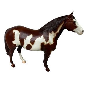 Vintage BREYER Horse Dark Brown White 1960-1976 MADE USA Stamp Molding Co.